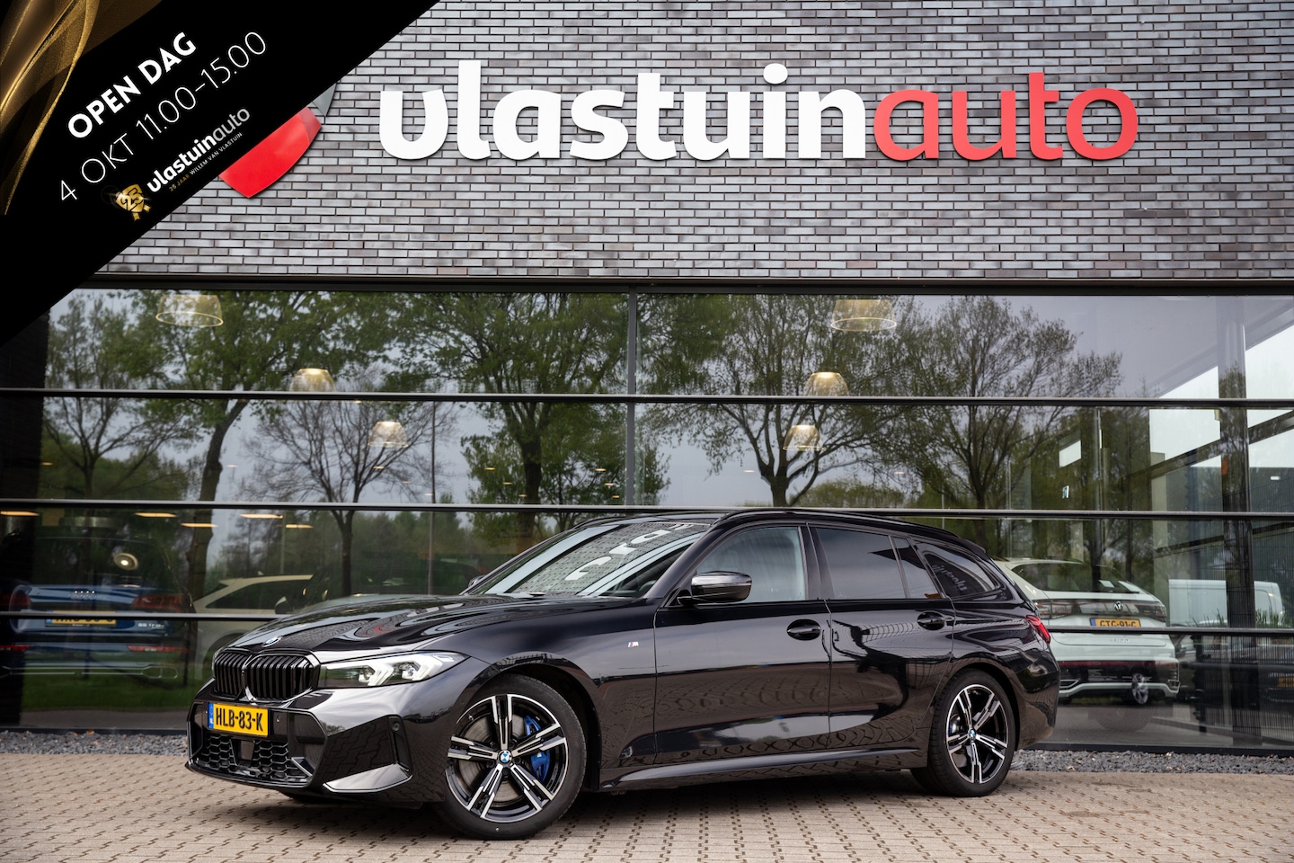 BMW 3-serie Touring - 330i M Sport 330i M-Sport 245pk , Adap. cruise, Carplay, Leer, - AutoWereld.nl