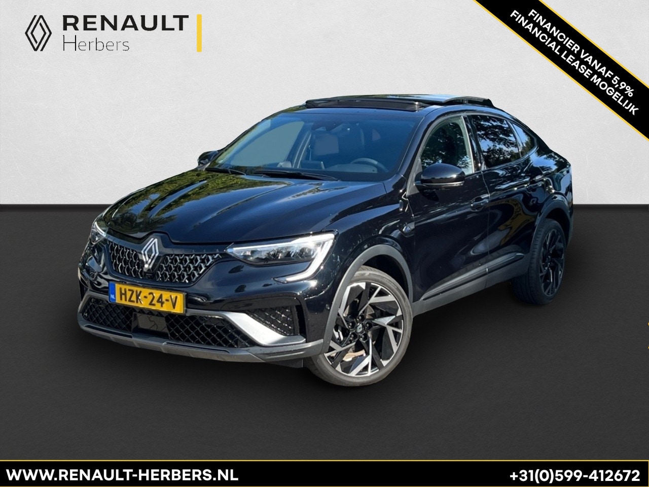 Renault Arkana - 1.6 E-Tech full hybrid 145 esprit Alpine / PANO / BOSE / ADAPTIVE CRUISE / 360 CAMERA / VO - AutoWereld.nl