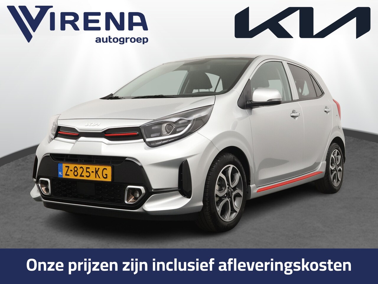 Kia Picanto - 1.0 DPi GT-Line - Navigatie - Cruise Control - Climate Control - Leder - LM Velgen - Apple - AutoWereld.nl