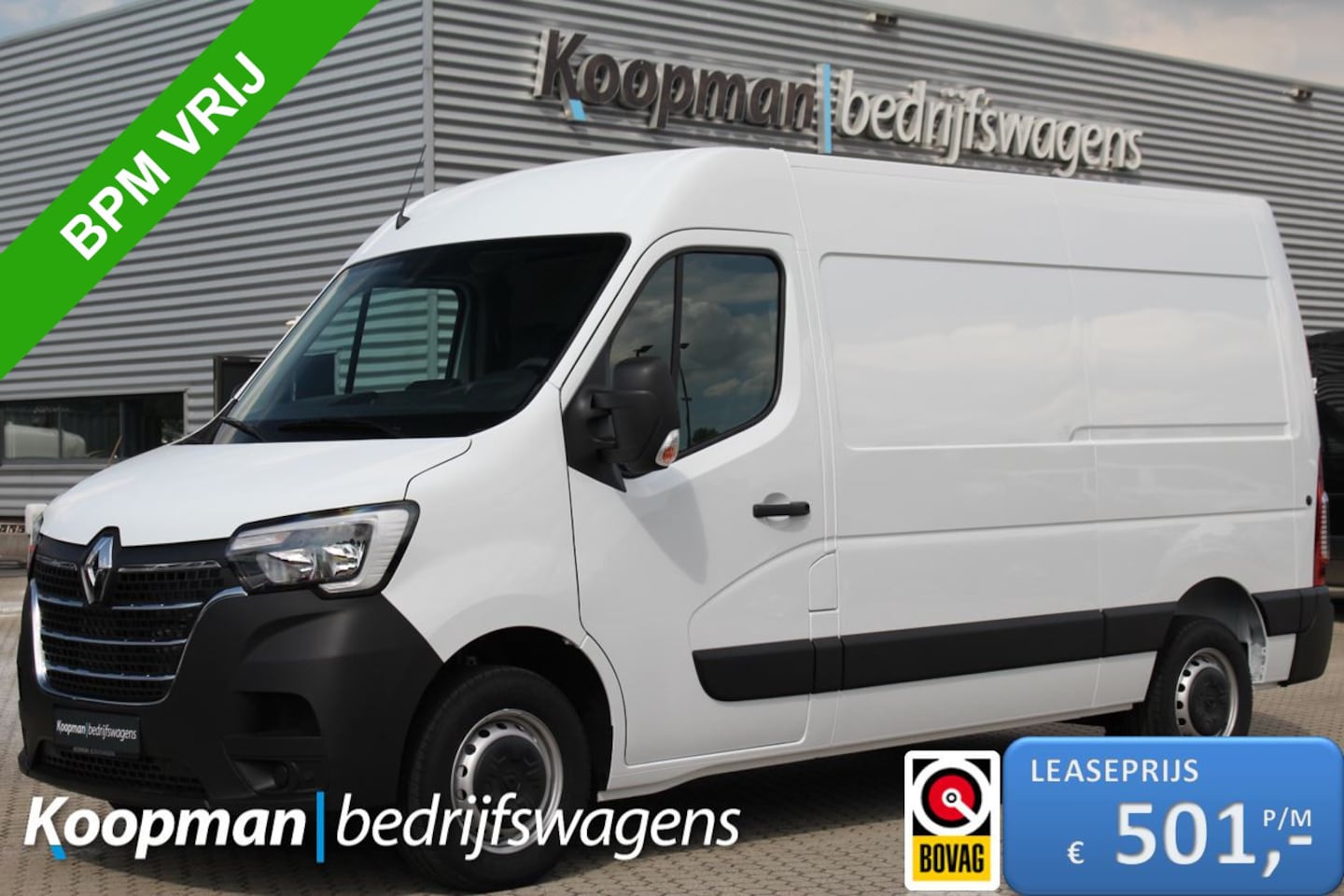 Renault Master - T35 2.3dCi 136pk L2H2 | Airco | Cruise | Navi | DAB | Lease 501,- p/m - AutoWereld.nl