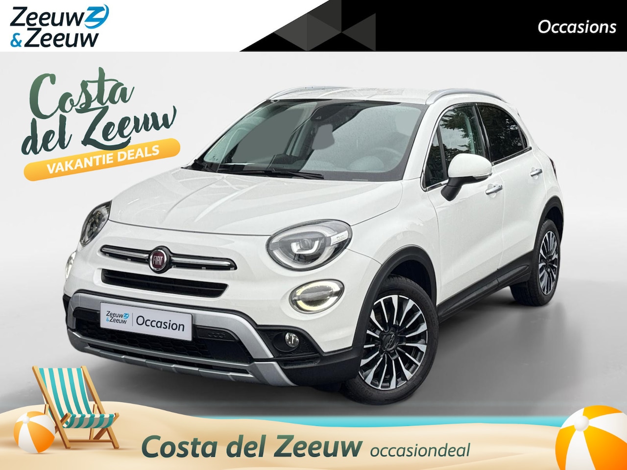 Fiat 500 X Cross - 1.0 GSE City Cross Opening Edition l Navi | Cruise | Climate | Parkeersensoren achter | - AutoWereld.nl