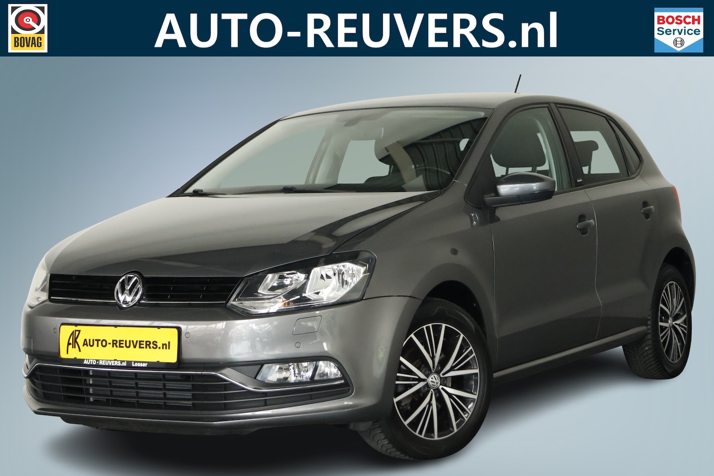 Volkswagen Polo - 1.0 Allstar / Airco / Bluetooth / Cruisecontrol / Stoelverw - AutoWereld.nl