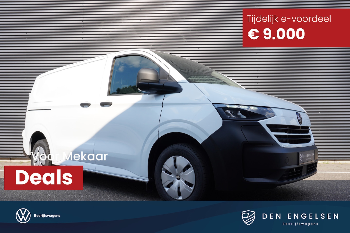 Volkswagen Transporter - e-Transporter Life 218 pk, Achterdeuren zonder ruit, Trekhaak, Climatronic, Bijrijdersbank - AutoWereld.nl