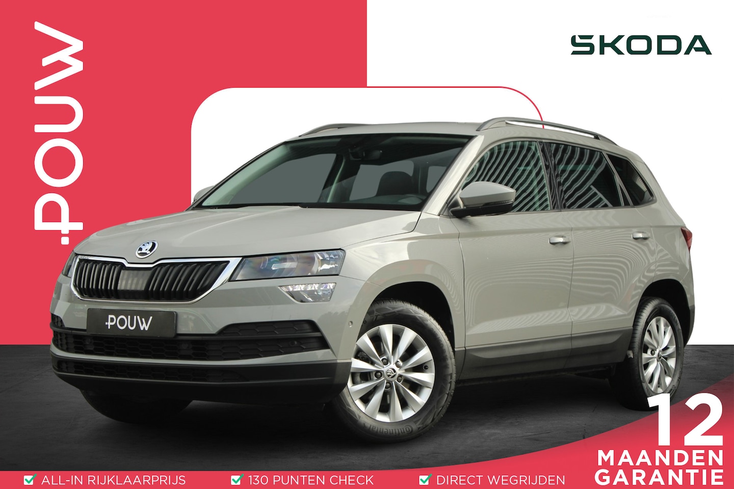 Skoda Karoq - 1.5 TSI 150pk DSG ACT Business Edition | Parkeersensoren Voor/Achter | Navigatie | Apple C - AutoWereld.nl