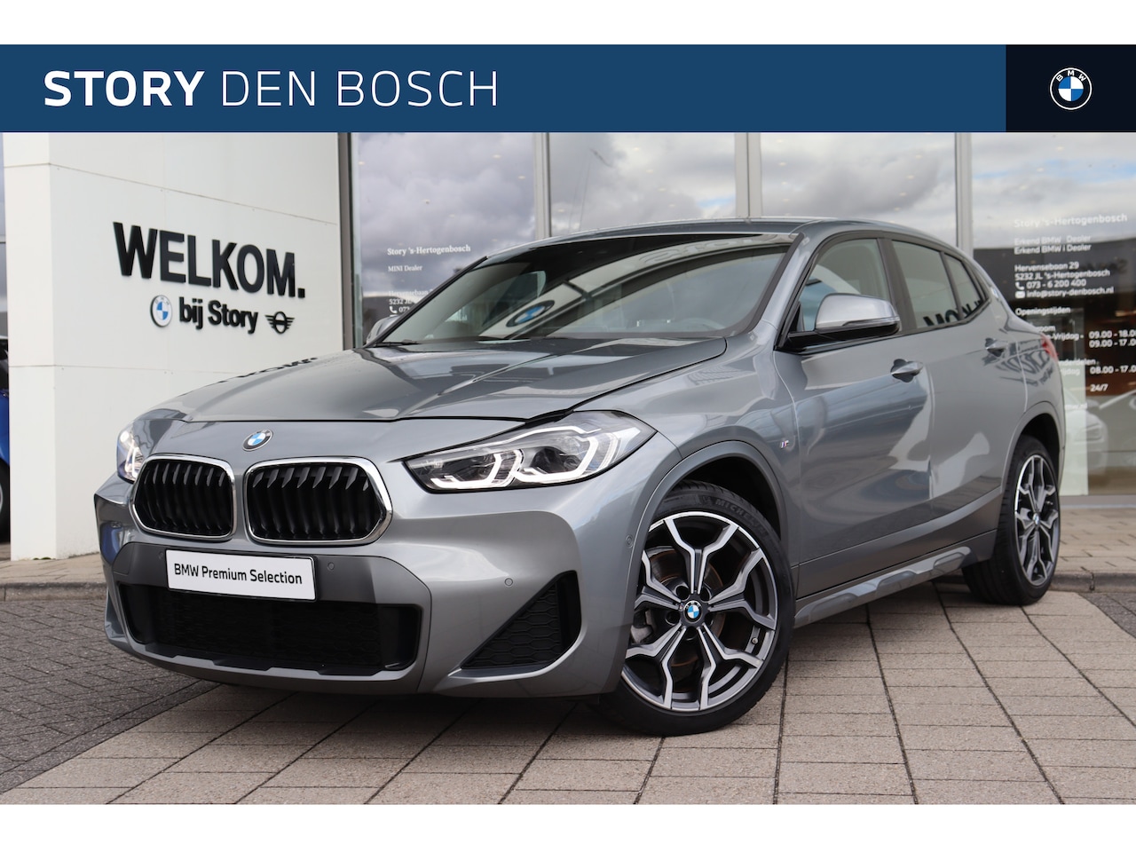 BMW X2 - sDrive18i High Executive M Sport Automaat / Sportstoelen / Adaptieve LED / Head-Up / M Spo - AutoWereld.nl