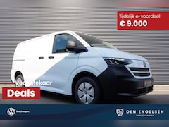 Volkswagen Transporter - e-Transporter Life 218 pk, Achterdeuren zonder ruit, Trekhaak, Climatronic, Bijrijdersbank