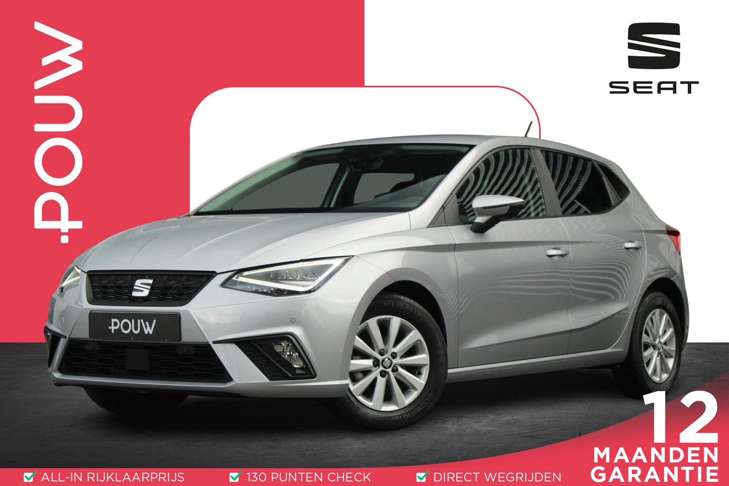 SEAT Ibiza - 1.0 TSI 95pk Style Business Intense Plus | Stoelverwarming | Navigatie | Apple CarPlay/ An - AutoWereld.nl