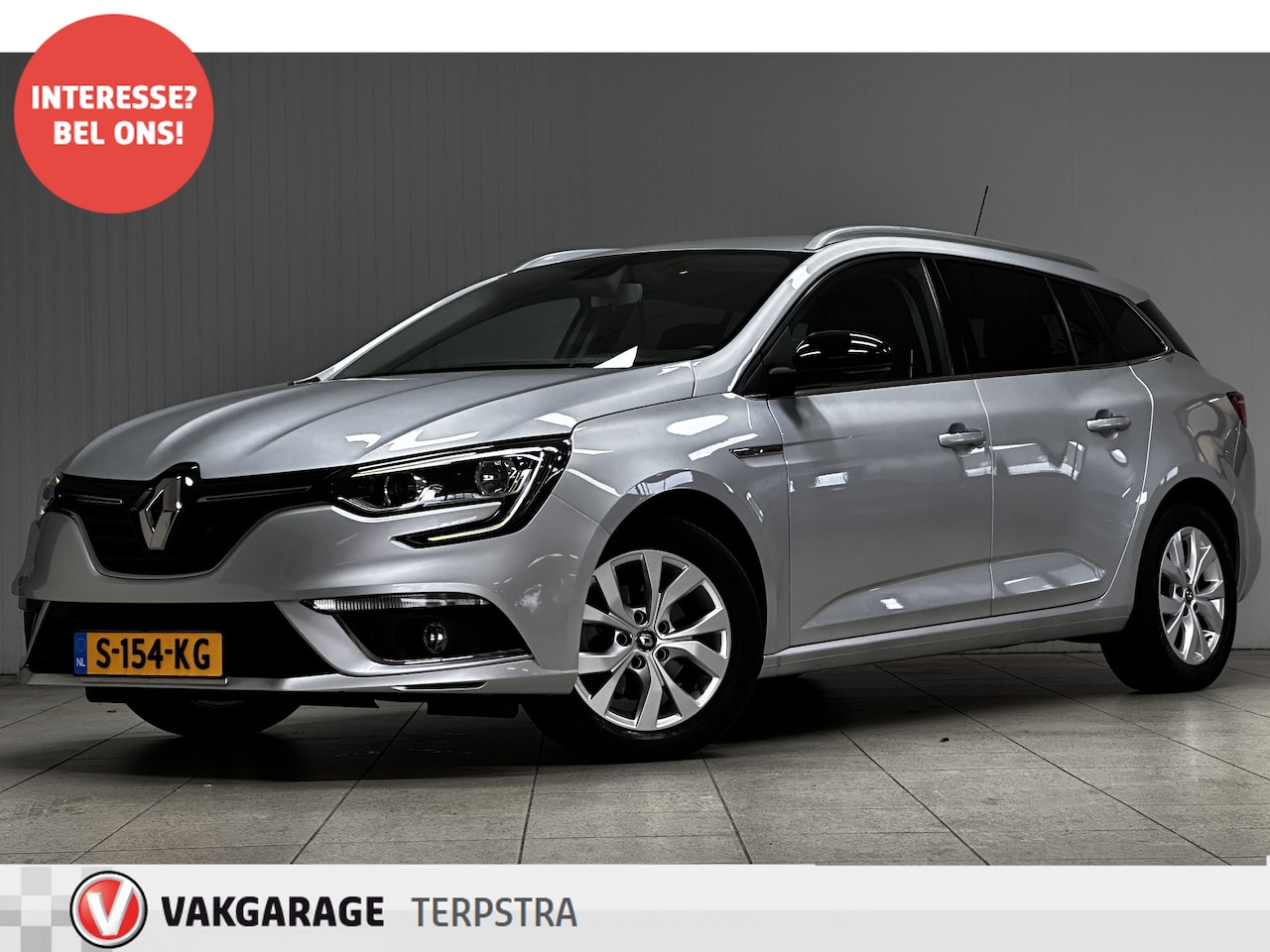 Renault Mégane Estate - 1.3 TCe Limited /Apple + Android /DAB+! /KEYLESS GO! /LEDER! /Navi /Climat /Cruise /Elek. - AutoWereld.nl
