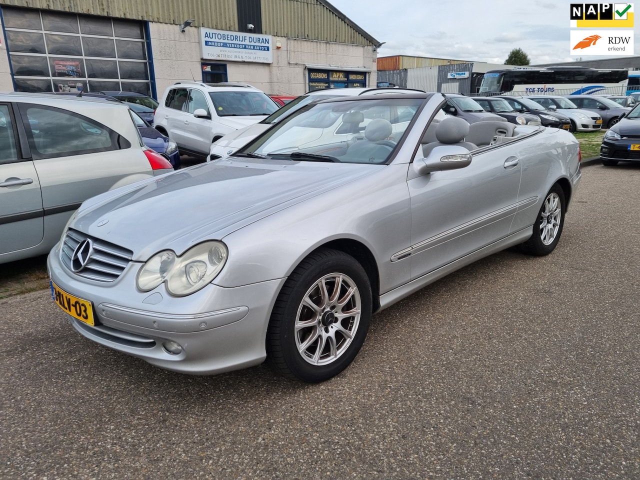 Mercedes-Benz CLK-klasse Cabrio - 200 K. Elegance Aut. Bj:2003 NAP! - AutoWereld.nl