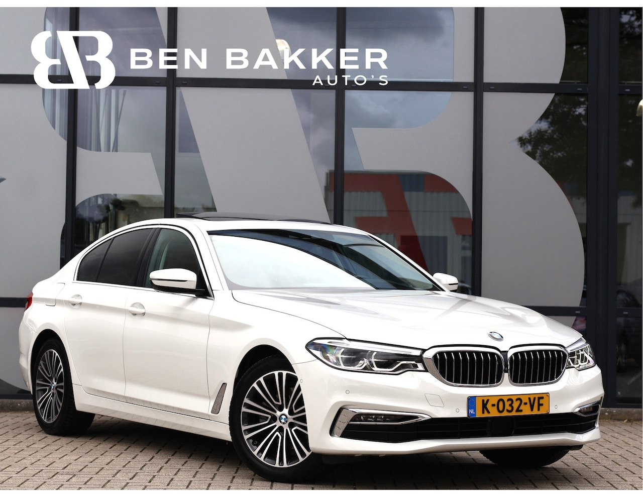 BMW 5-serie - 520d High Executive | HUD | ACC | Leder | Active Steering | Adaptive LED | - AutoWereld.nl
