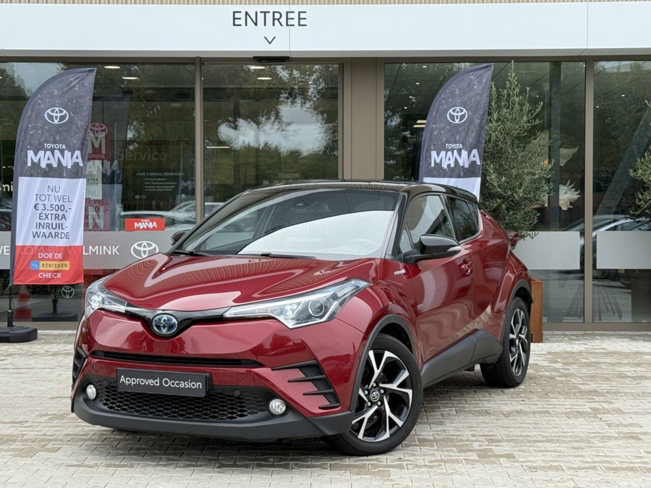 Toyota C-HR - 1.8 Hyride Sport | JBL | Bi-Tone | Stoelverw - AutoWereld.nl