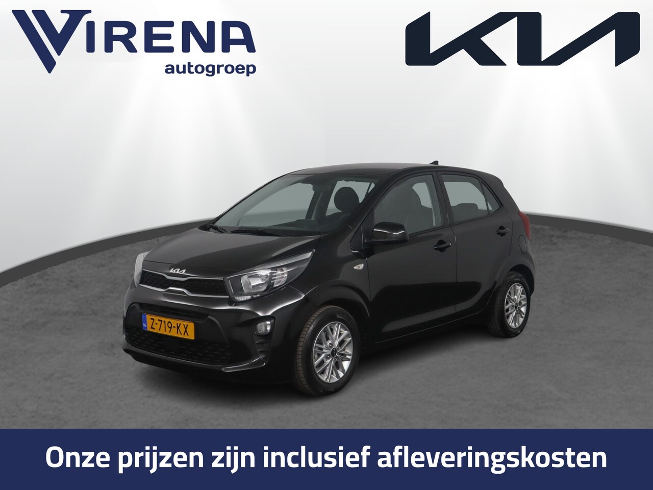Kia Picanto - 1.0 DPi DynamicLine - Airco - Navigatie - Cruise control - Lichtmetalen velgen - Camera Fa - AutoWereld.nl