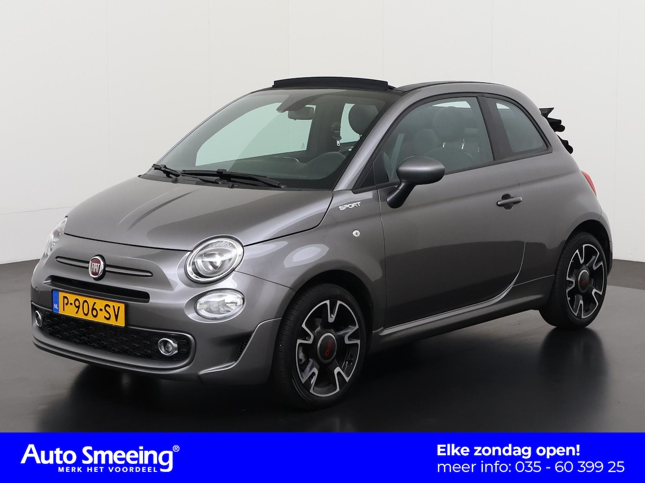 Fiat 500 C - 1.0 Hybrid Sport | Apple Carplay | Parkeersensor | 16" LM | Zondag Open! - AutoWereld.nl