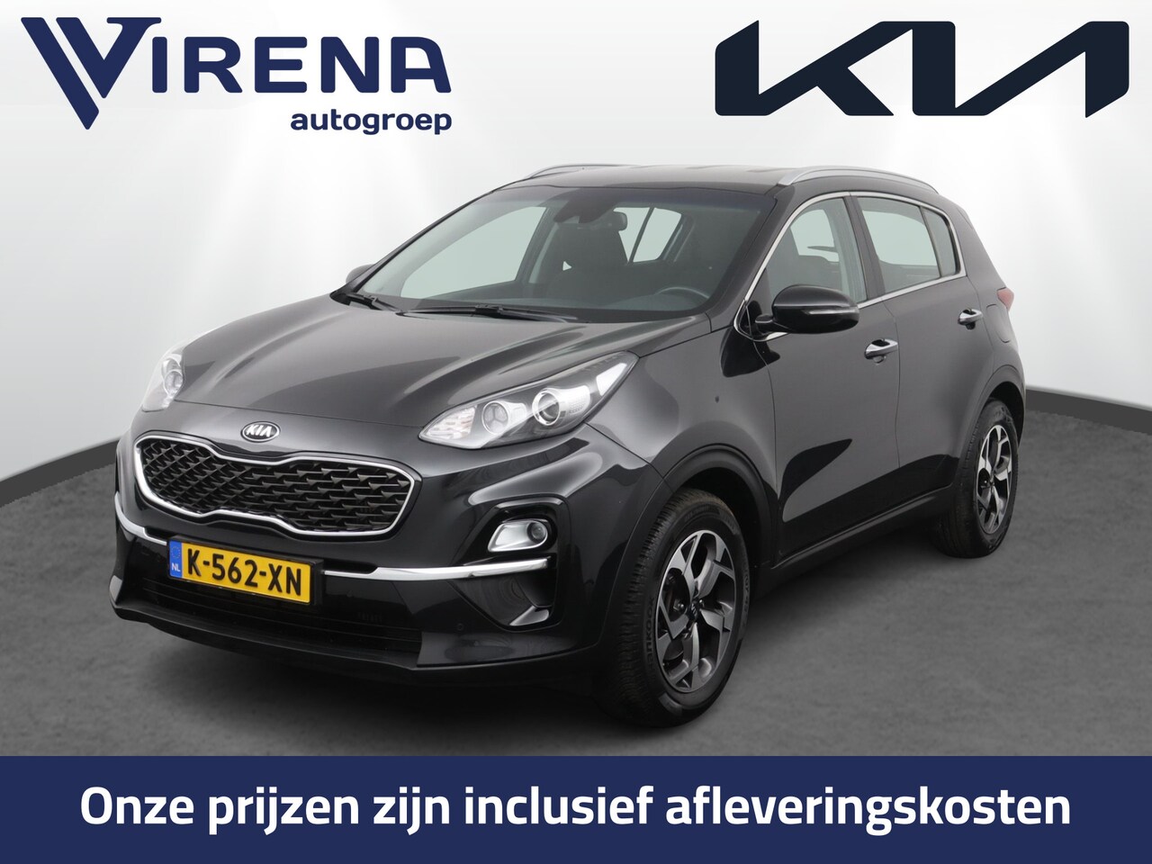 Kia Sportage - 1.6 T-GDI DynamicLine - Navigatie - Stoel-/stuurverwarming- Afneembare Trekhaak - All Seas - AutoWereld.nl