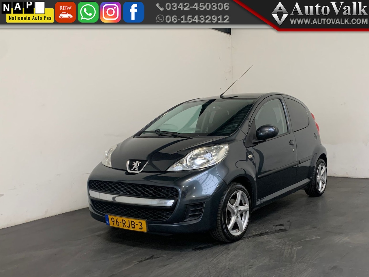 Peugeot 107 - 1.0-12V XS Airco. 5-Deurs. Elek. Pakket. - AutoWereld.nl