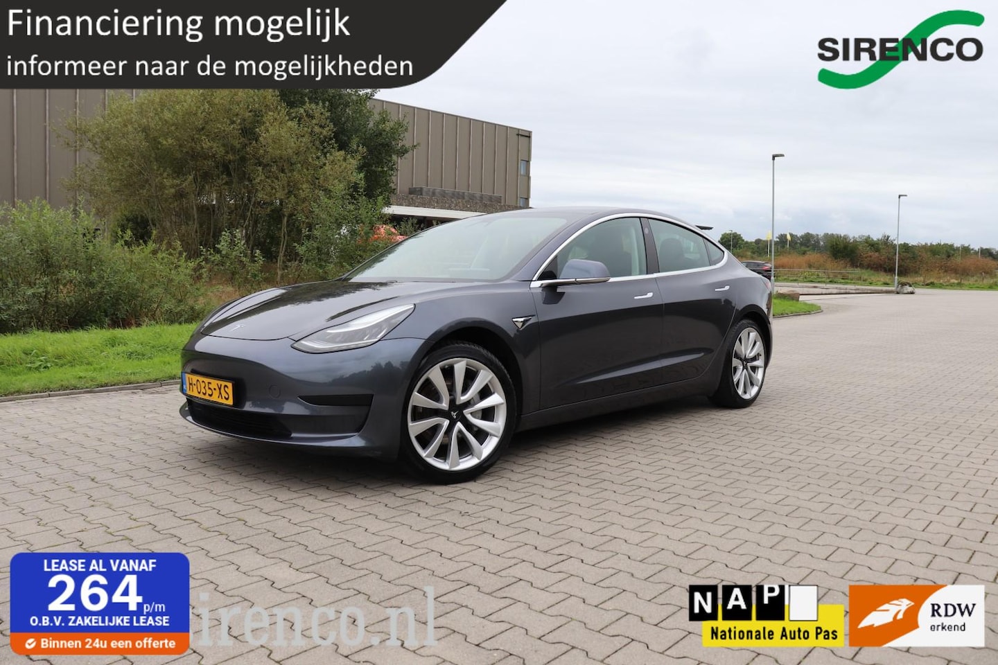 Tesla Model 3 - Standard RWD Plus 60 kWh trekhaak autopilot leder stoelverwarming panodak climate control - AutoWereld.nl
