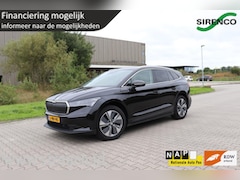 Skoda Enyaq iV - 80 First Edition warmtepomp vol leder trekhaak stoel + stuur verwarming groot scherm adapt