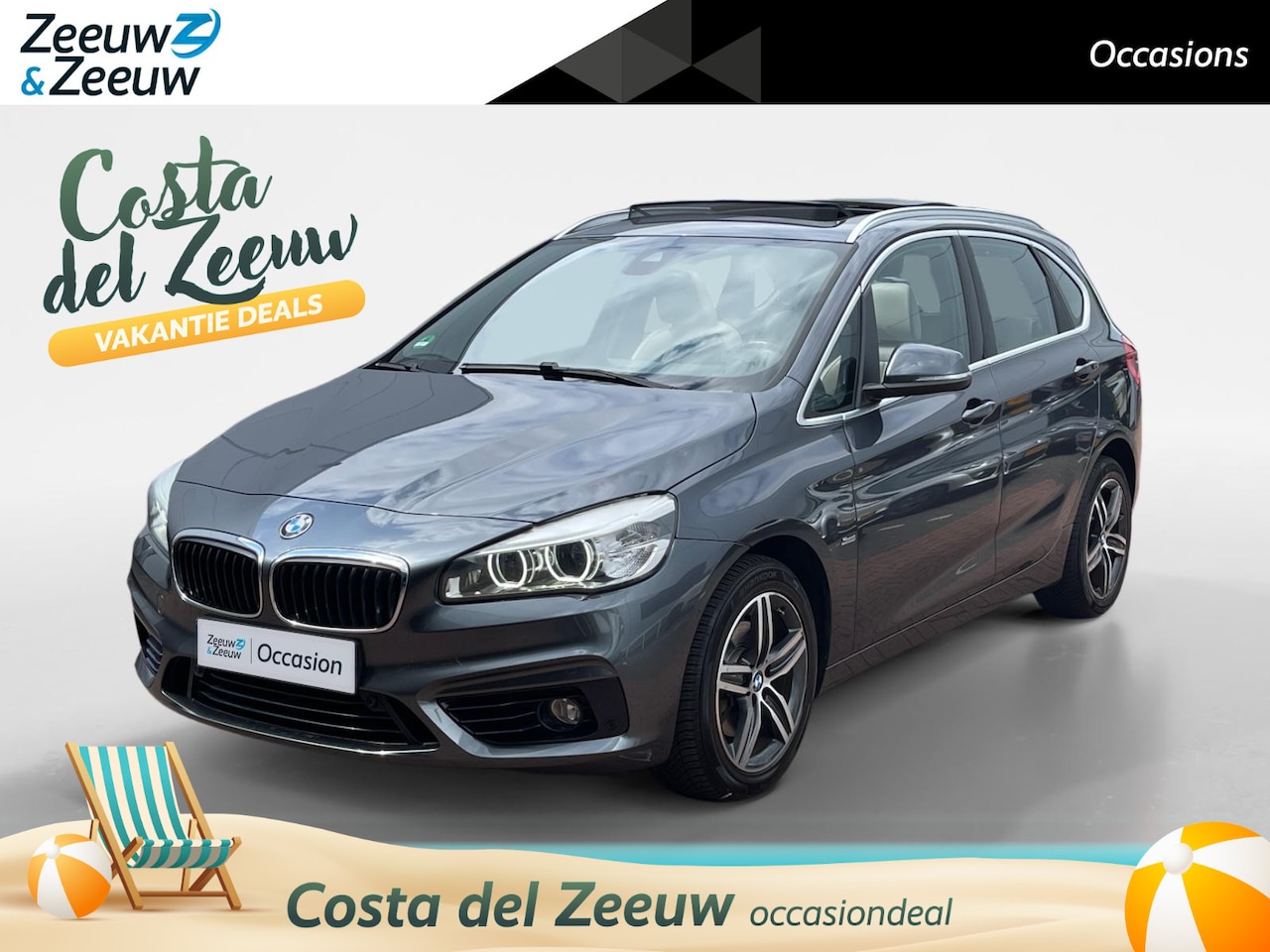BMW 2-serie Active Tourer - 220i Centennial High Executive | Automaat | Trekhaak | Schuif-Kantel Dak | Navigatie | Par - AutoWereld.nl