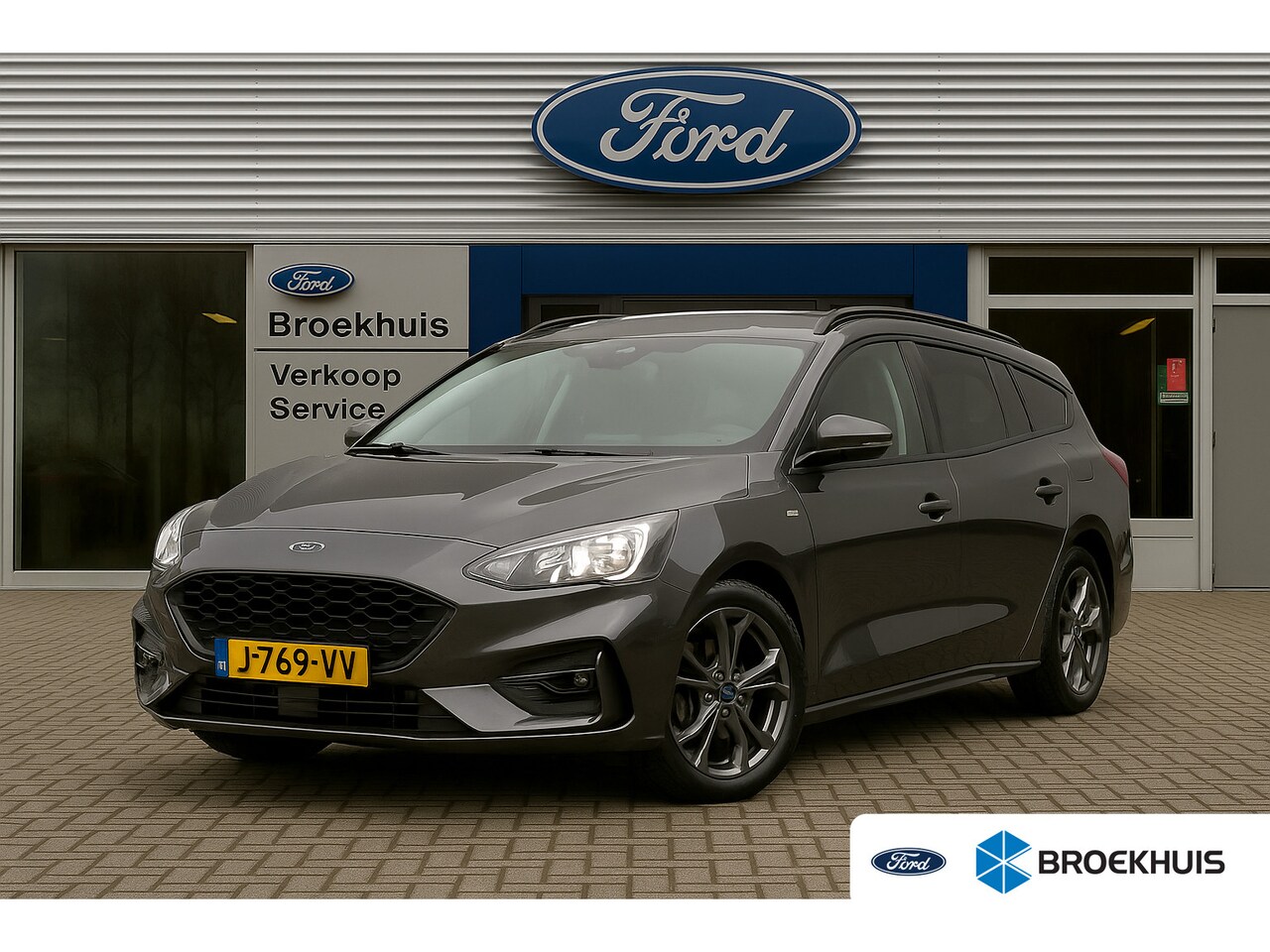 Ford Focus Wagon - 1.0EB ST Line | NL-AUTO! | B&O | CAMERA | ALL SEASON | WINTERPACK | PARK SENS V+A | DEALER - AutoWereld.nl