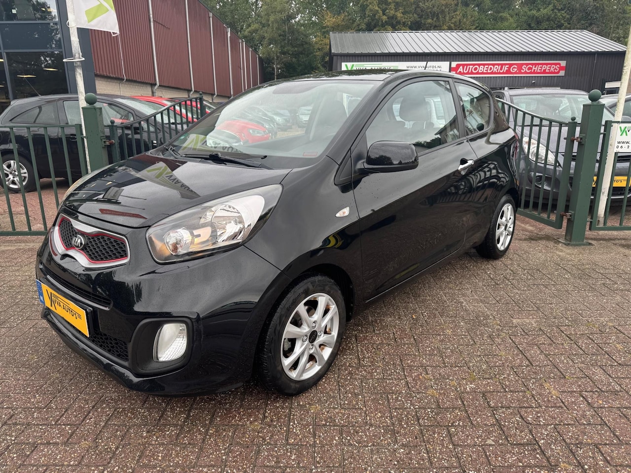 Kia Picanto - 1.0 airco, stoel- en stuurverwarming, bluetooth,elektr ramen - AutoWereld.nl