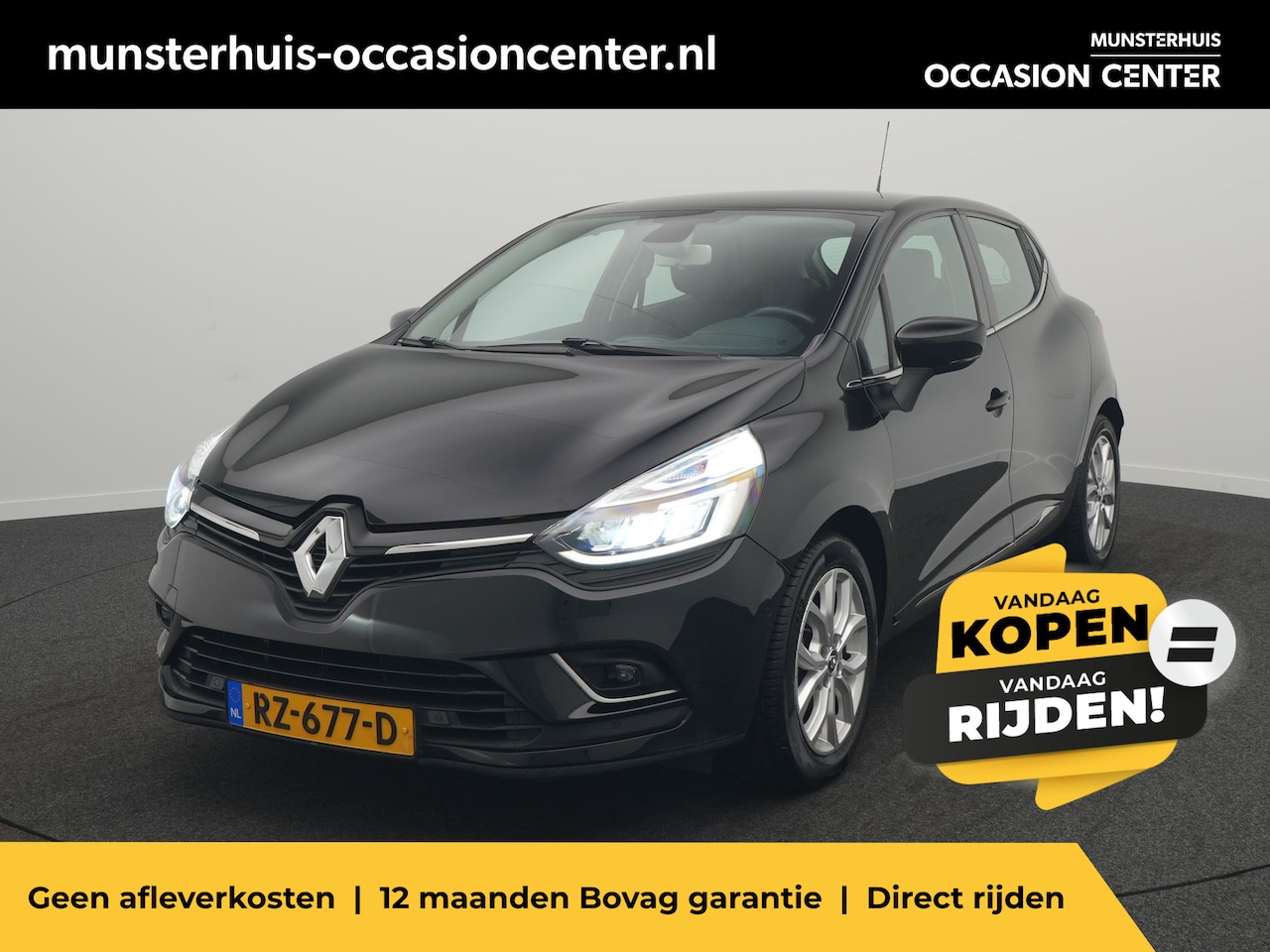 Renault Clio - TCe 90 Intens - RIJKLAARPRIJS - Afneembare Trekhaak - Achteruitrijcamera - Dealeronderhoud - AutoWereld.nl