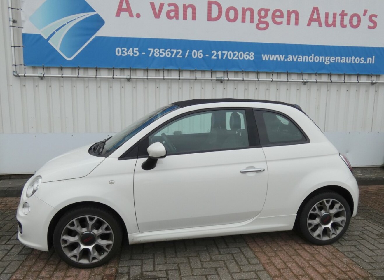 Fiat 500 C - 0.9 TwinAir Turbo 500S 0.9 TWINAIR Turbo 500S,,Airco,PDC,1eEignr,APK 25-2-26 - AutoWereld.nl