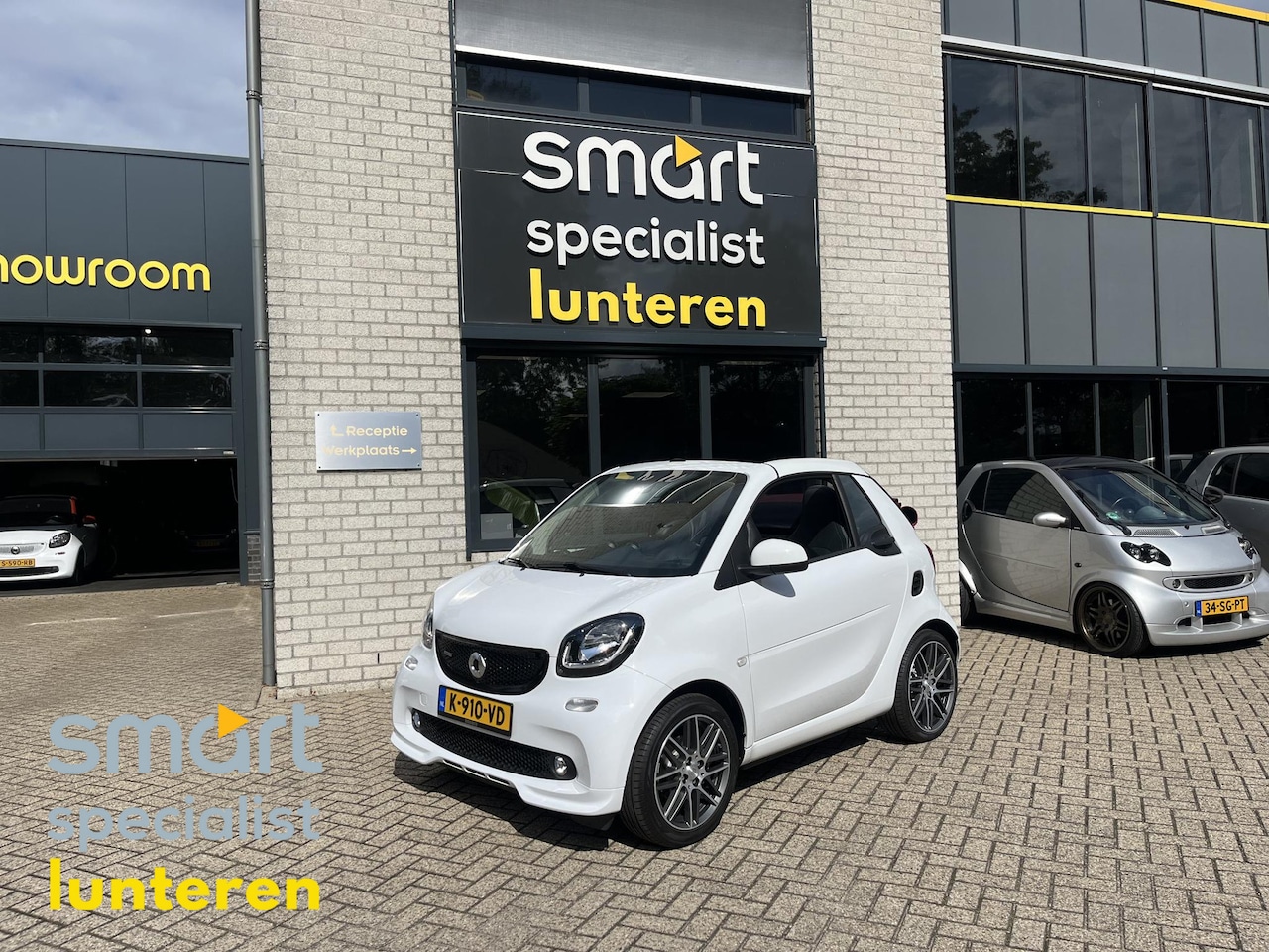 Smart Fortwo cabrio - 1.0 BRABUS Exclusive Style Uniek lage Km’s - AutoWereld.nl