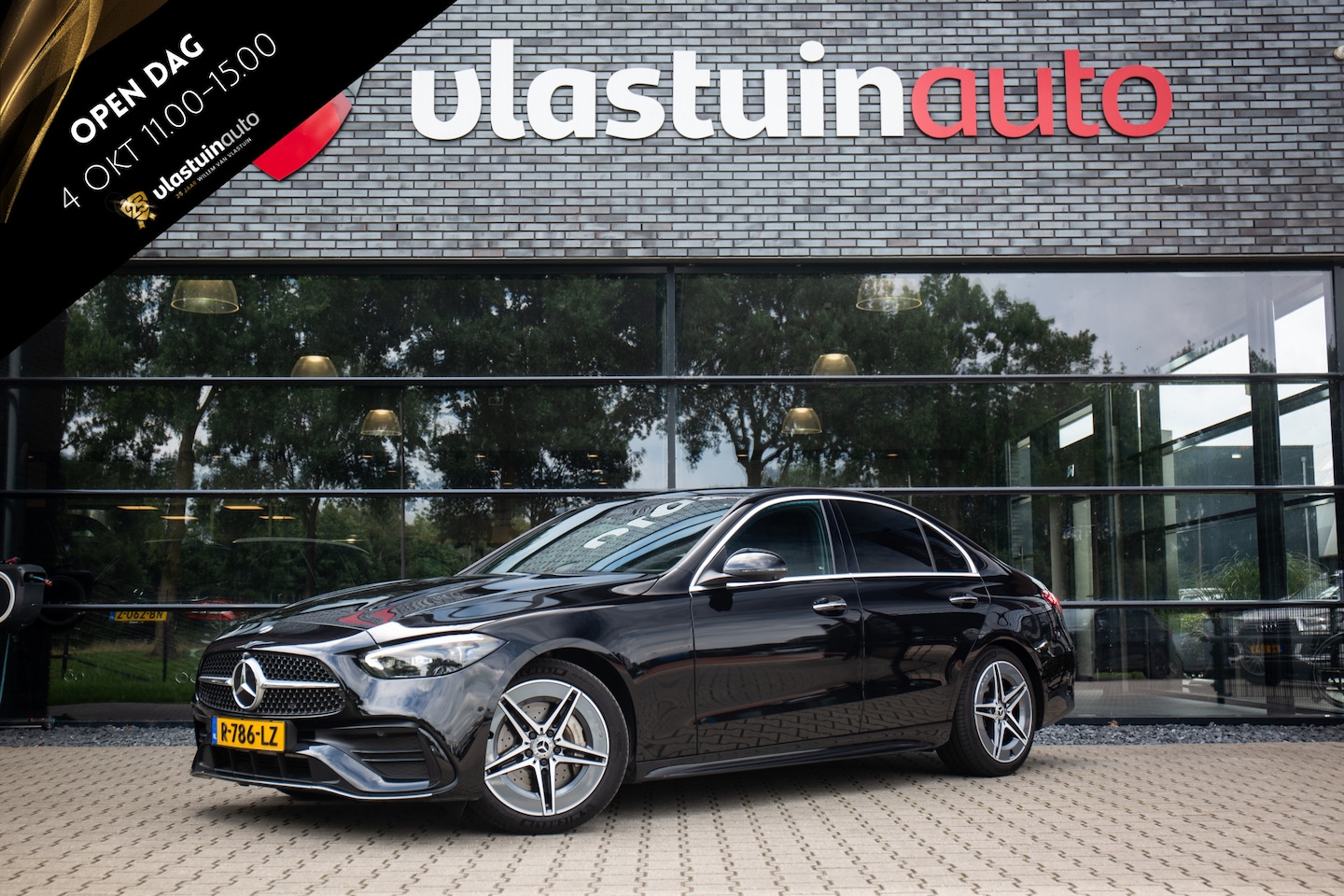 Mercedes-Benz C-klasse - 300 AMG Line 300 AMG Line 259PK , Trekhaak, Memory, Sfeerverlichting, 360-camera, Burmester, - AutoWereld.nl