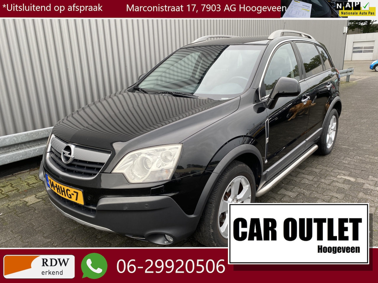 Opel Antara - 3.2 V6 Cosmo 141Dkm, AUTOMAAT, Leer, Clima, CC, LM, Trekh, nw. APK – Inruil Mogelijk – - AutoWereld.nl
