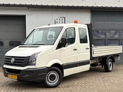 Volkswagen Crafter - 2.0TDI 136pk DC 7-pers. OPEN LAADBAK Airco Leder