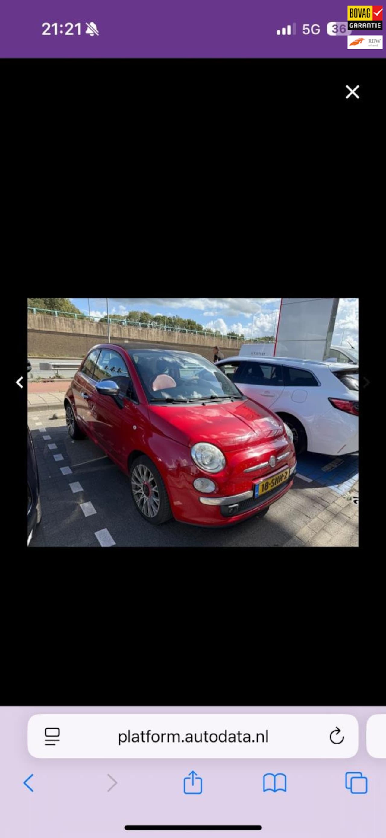 Fiat 500 C - 0.9 TwinAir Lounge cabrio leder airco - AutoWereld.nl