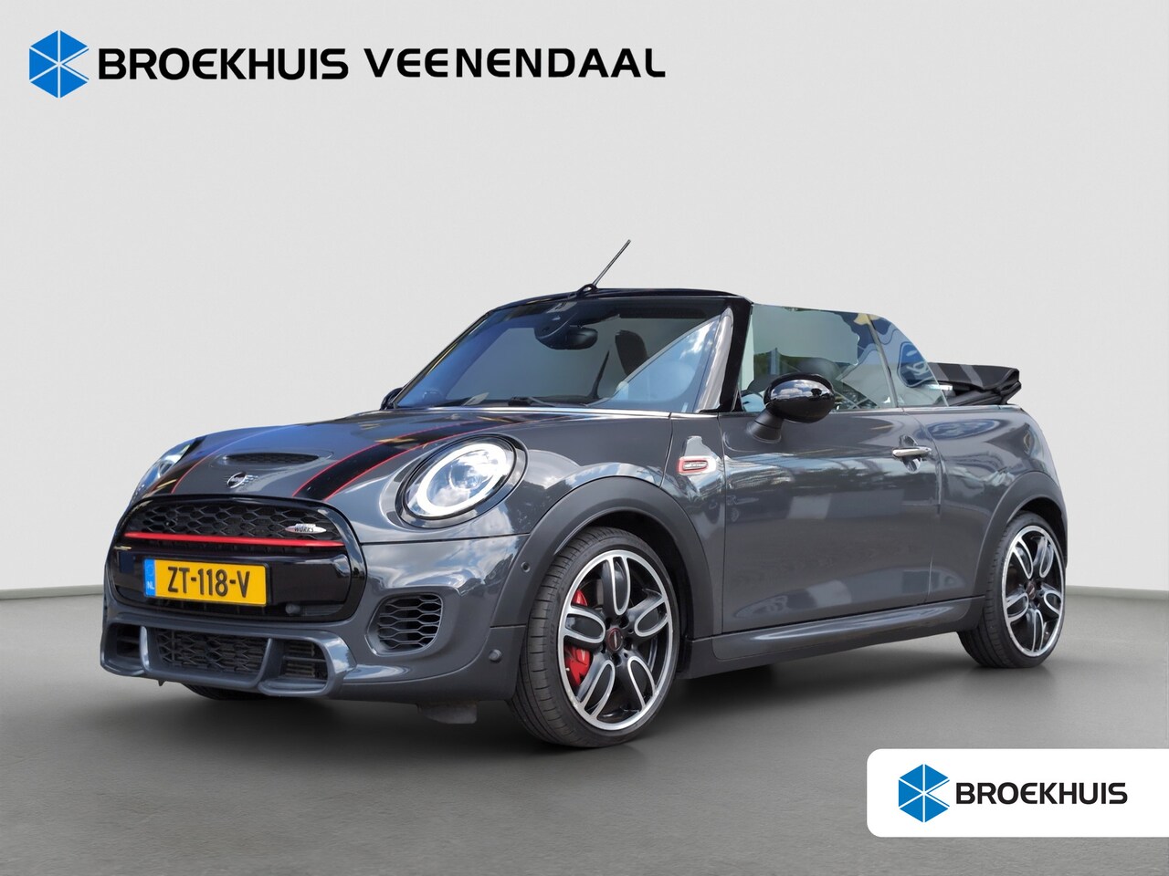 MINI Cabrio - Mini 2.0 John Cooper Works | Org. NL | 1e eig. | Thunder Grey! | - AutoWereld.nl