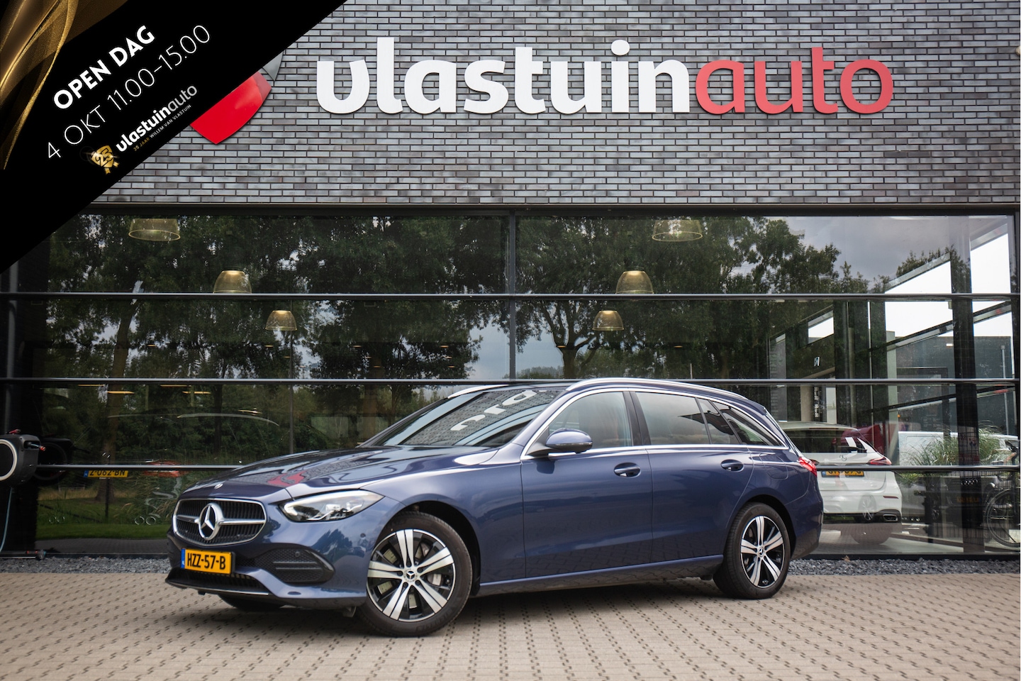 Mercedes-Benz C-klasse Estate - 300 e Luxury Line 300 e Luxury Line , Sfeerverlichting, Snelladen, Adap. Cruise - AutoWereld.nl