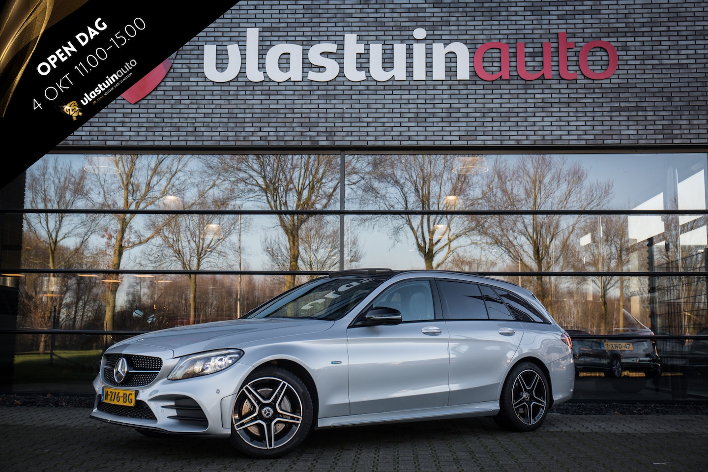 Mercedes-Benz C-klasse Estate - 300 e Business Solution AMG Limited 300 e Business Solution AMG Limited , Pano dak, Virtual cockpit, Trekhaak, - AutoWereld.nl
