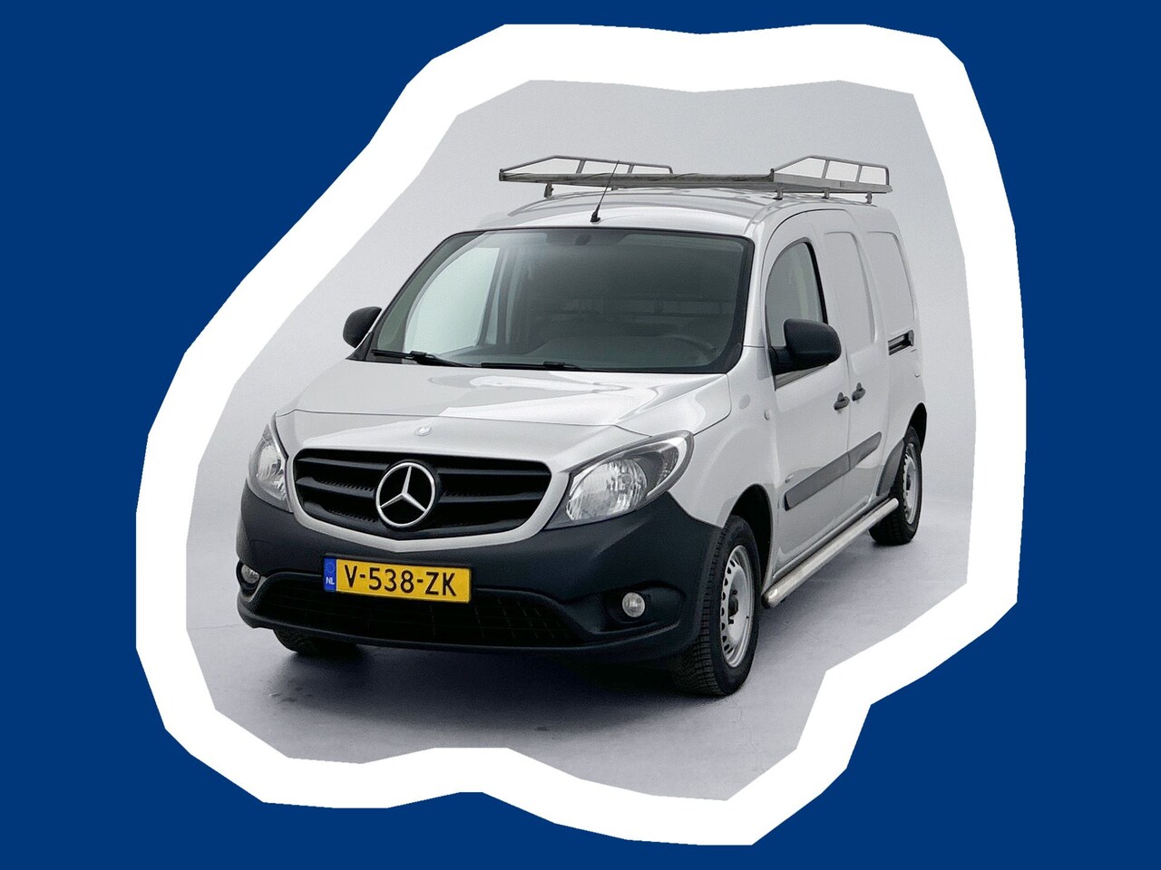 Mercedes-Benz Citan - 109 CDI BlueEFFICIENCY Extra Lang Dubbele schuifdeur Trekhaak Airco L3 - AutoWereld.nl