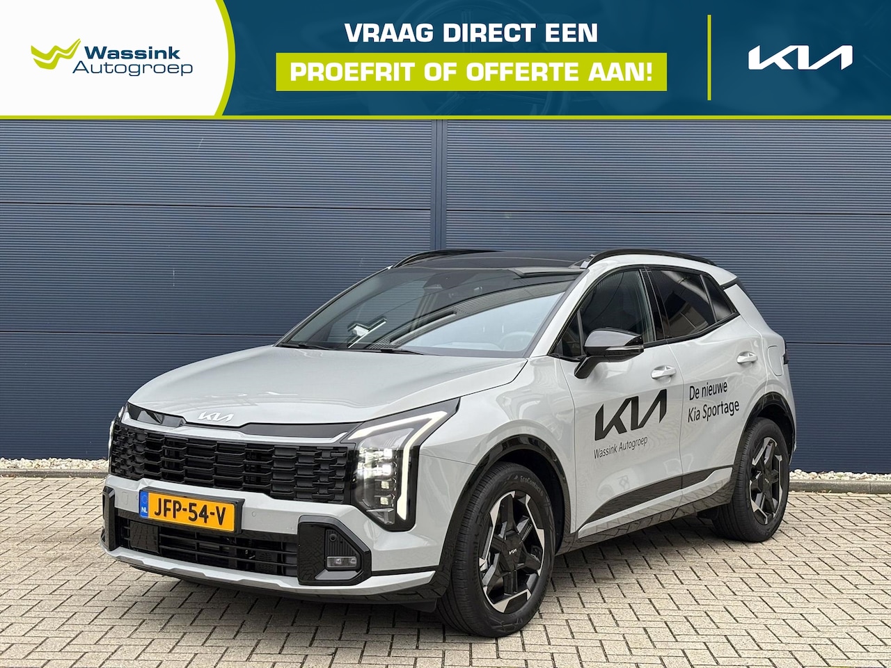 Kia Sportage - 1.6 T-GDi 239pk Hybrid AT6 GT-Line | Navigatie | Climate Control | Camera | Schuif-/Kantel - AutoWereld.nl