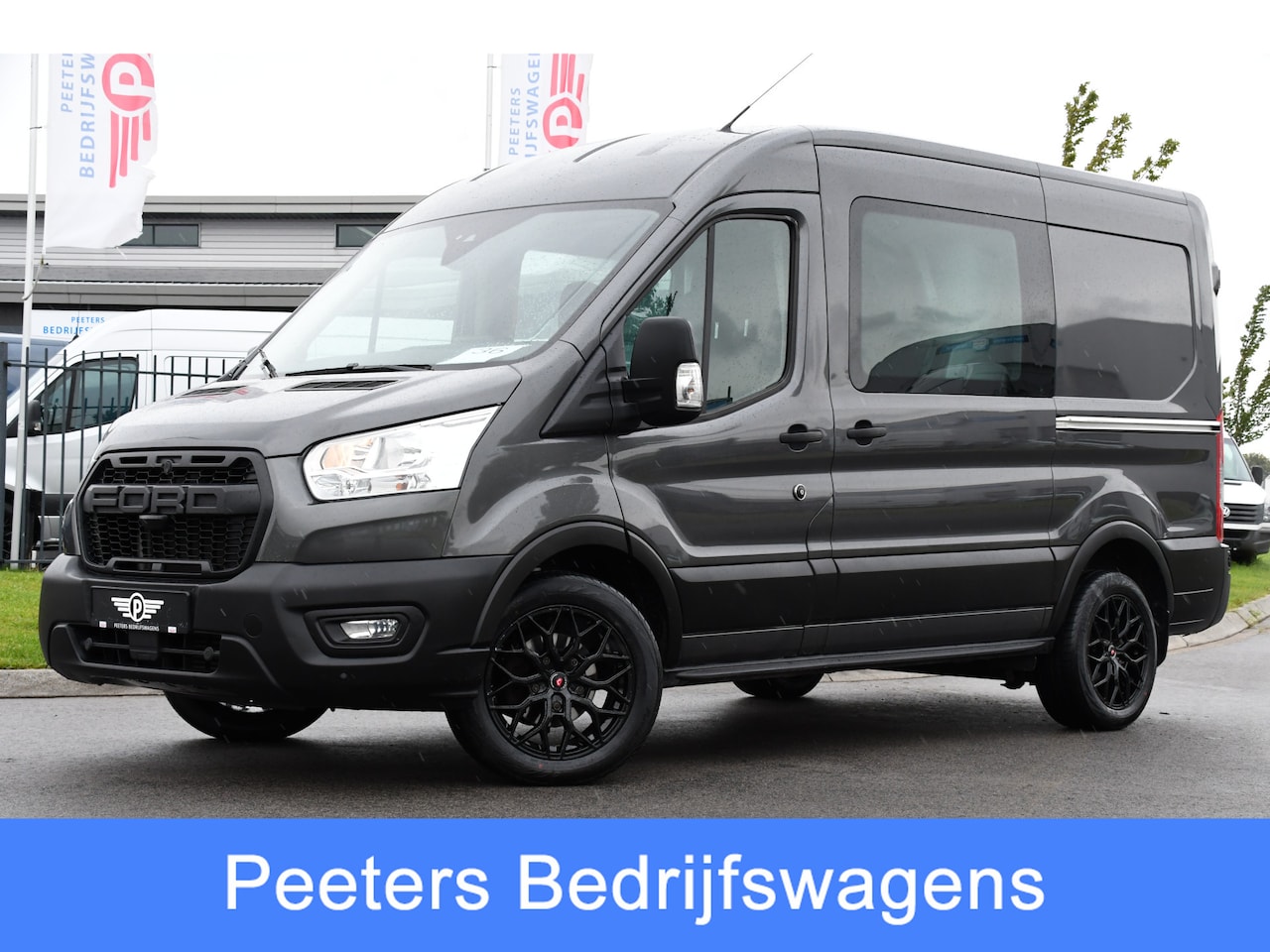 Ford Transit - 2.0 TDCI L2H2 DC Raptor Grill Camera, Cruise, Carplay, Stoelverwarming, 130pk, Automaat, M - AutoWereld.nl