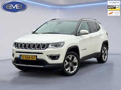 Jeep Compass - 1.4 MultiAir Limited, parelmoer wit, achteruitrijcamera, trekhaak, leder, vele opties, NL