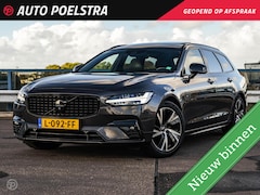 Volvo V90 - 2.0 B4 R-Design Panoramadak Trekhaak HUD Rondomzicht Camera Harman Kardon Full-LED