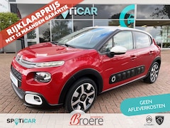 Citroën C3 - 1.2 82pk Shine | camera, parkeersensoren, navigatie, dab, bluetooth, apple carplay, licht