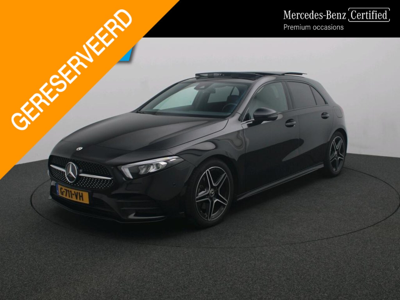 Mercedes-Benz A-klasse - 180 Business Solution AMG Panoramadak / Nightpakket / Parkeercamera / Stoelverwarming / El - AutoWereld.nl