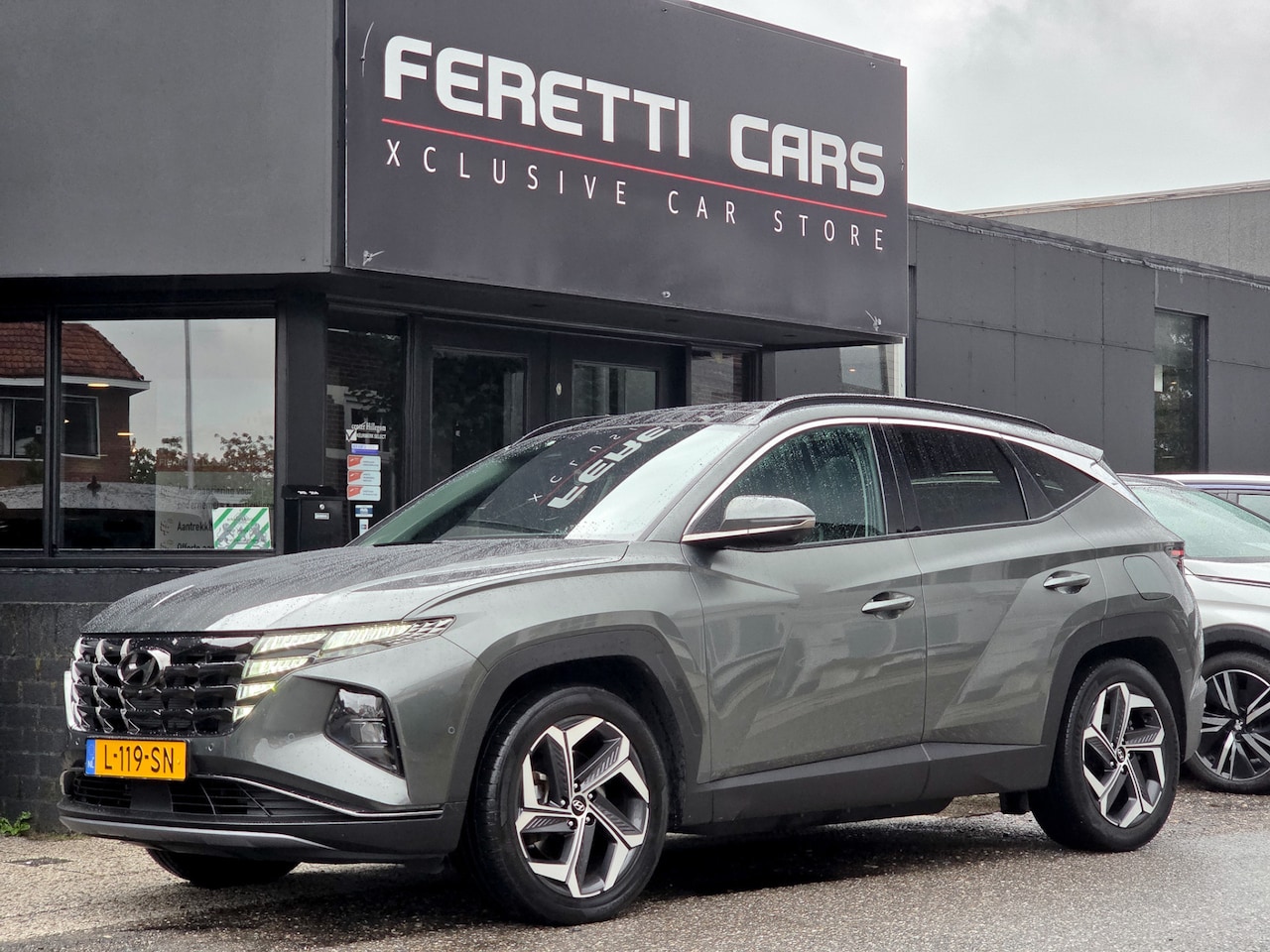 Hyundai Tucson - 1.6 T-GDI PHEV AUT6 PREMIUM SKY 4WD LEDER PANODAK NAVI 360.CAMERA PARKASSIST 19INCH.LMV PD - AutoWereld.nl