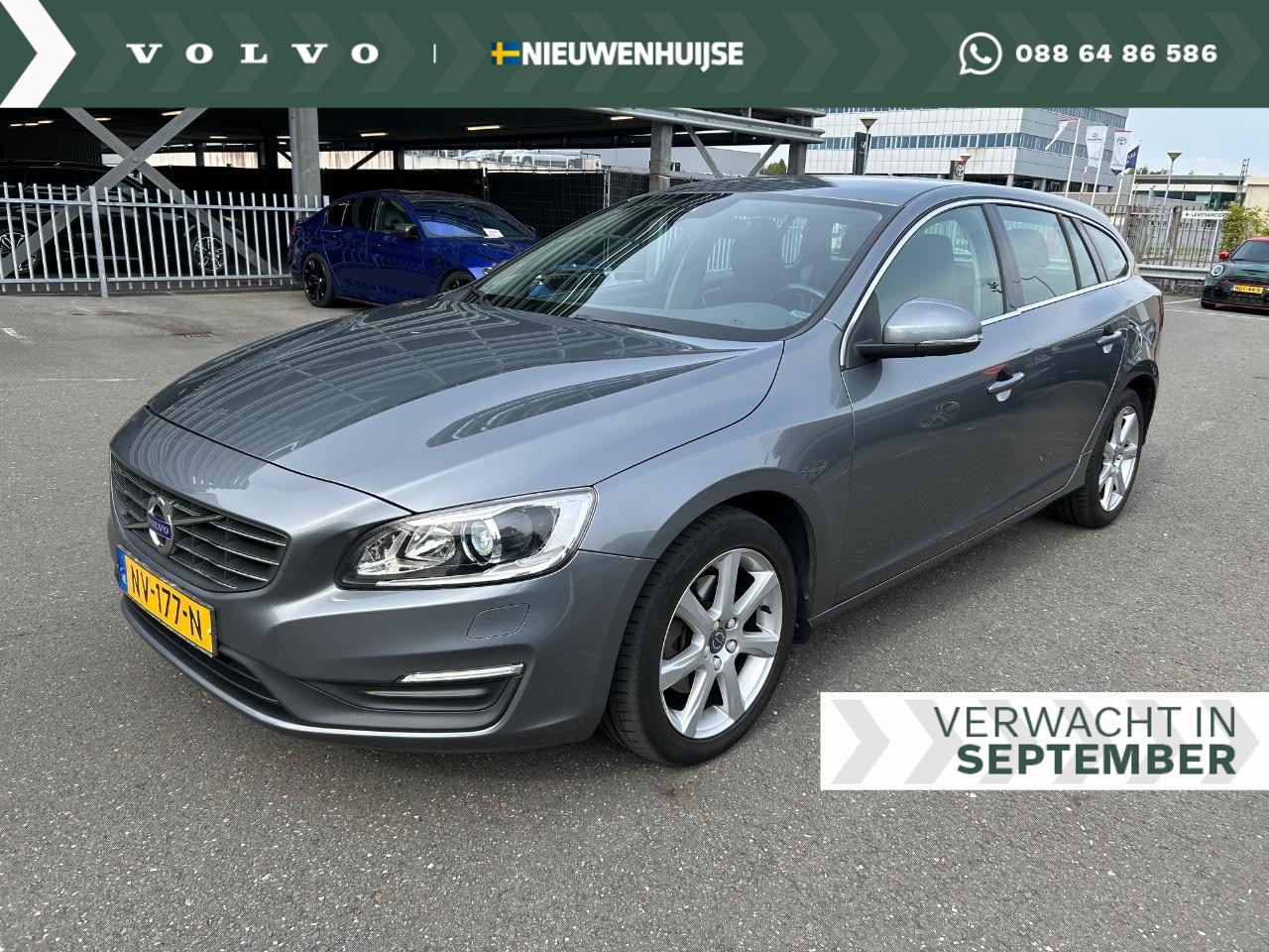 Volvo V60 - 1.5 T2 Nordic+ | Bi-Xenon | Standkachel | Stoelverwarming | Parkeersensoren | High Perform - AutoWereld.nl