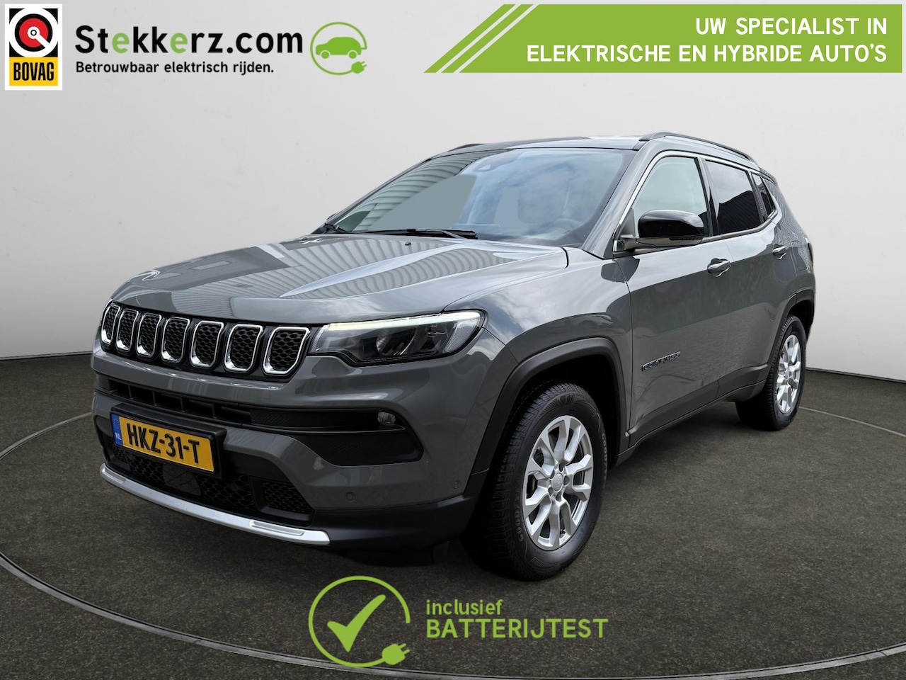 Jeep Compass - 4xe 1.3 Limited 4xe 190 Plug-in Hybrid Electric Limited Edition. - AutoWereld.nl