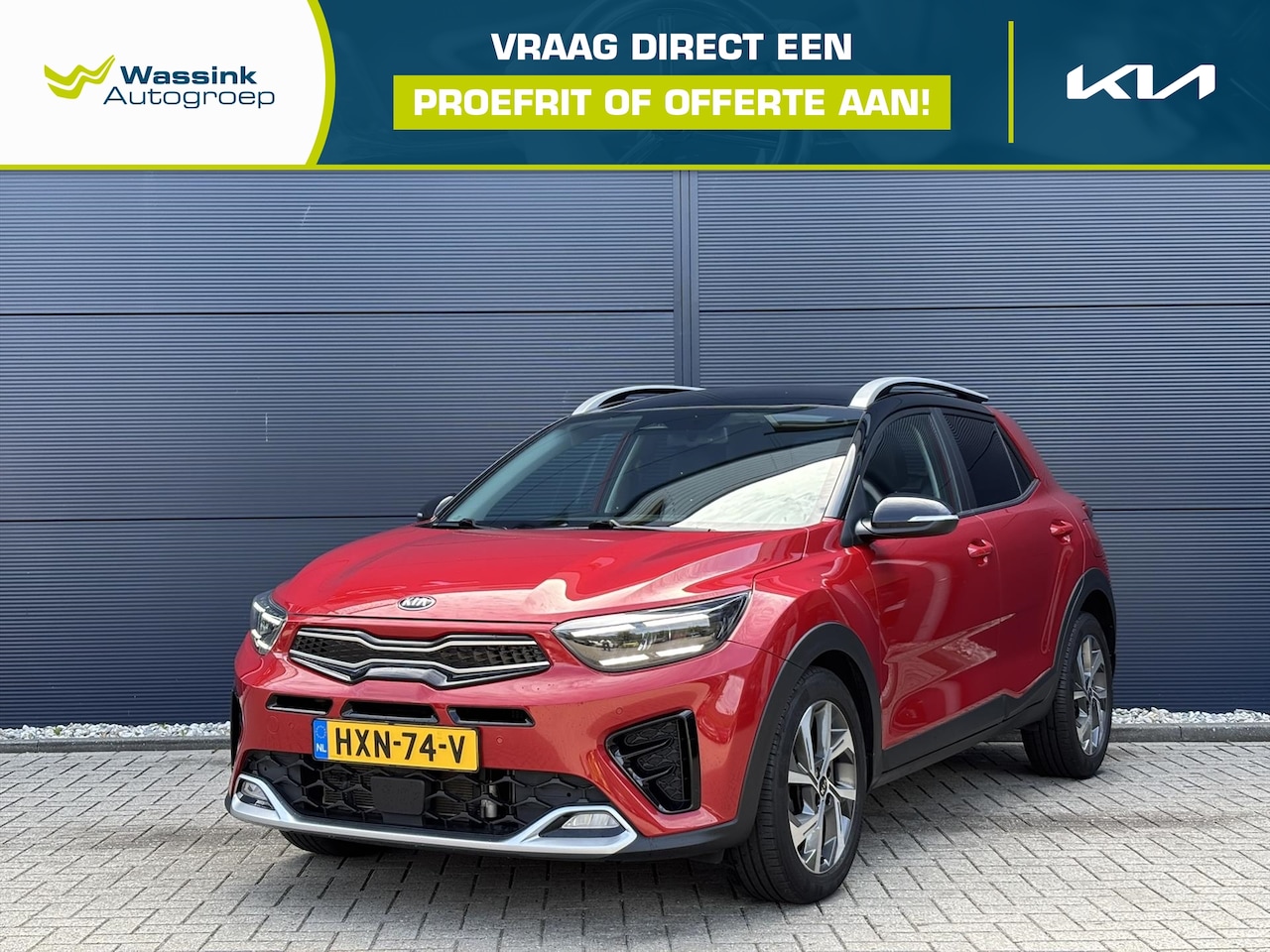 Kia Stonic - 1.0 T-GDi 120pk DCT7 GT-PlusLine AUTOMAAT | navigatie \ Camera \ GT - AutoWereld.nl