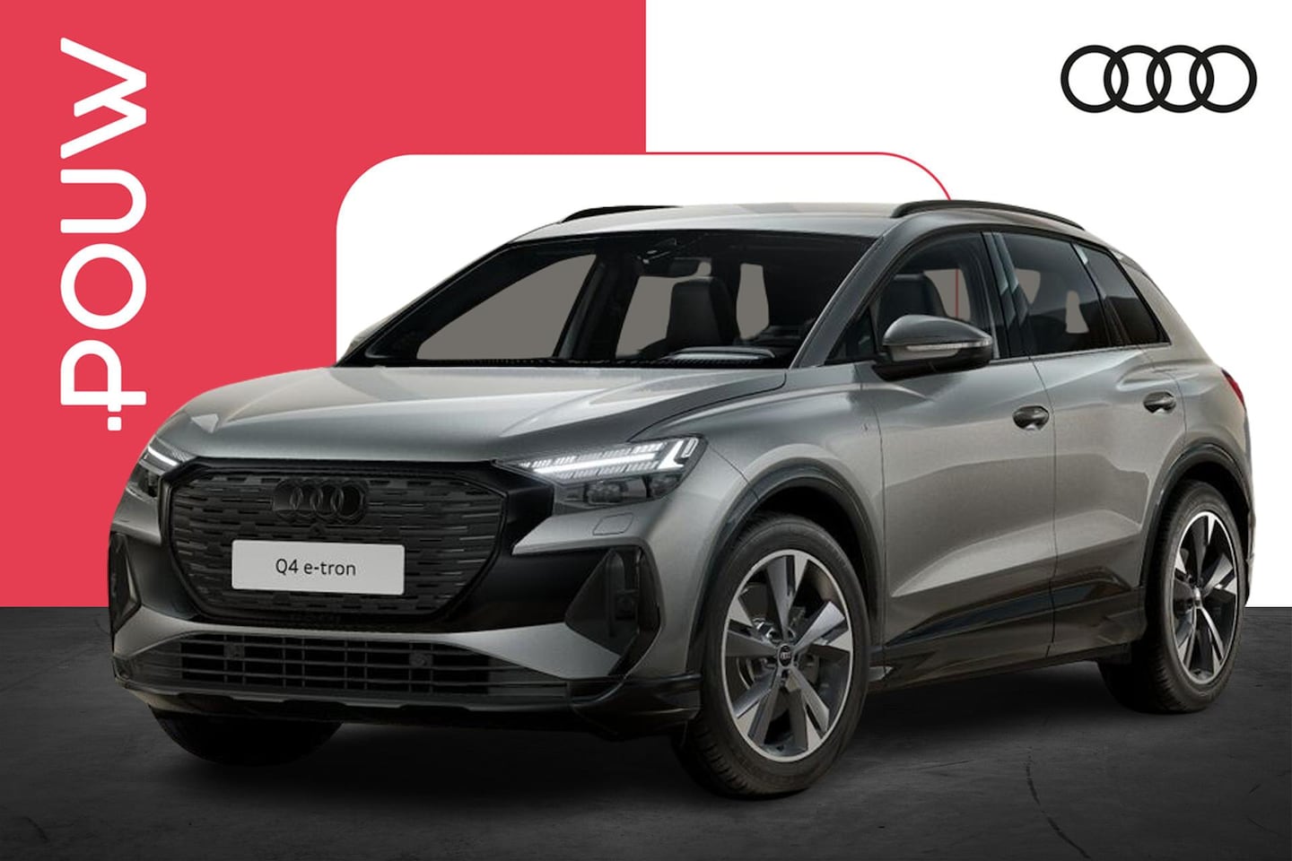 Audi Q4 e-tron - 45 quattro 286pk S Edition Competition 82 kWh | Assistentie Pakket Plus | Zwart Optiek - AutoWereld.nl