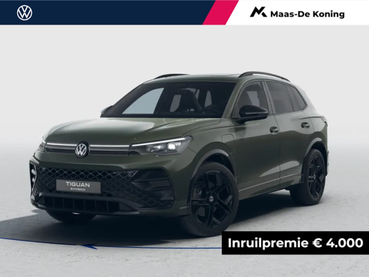 Volkswagen Tiguan - R-Line Edition 1.5 eHybrid 204 PK 6 versn. DSG · Black Style Pakket · Comfort Pakket · Tre - AutoWereld.nl