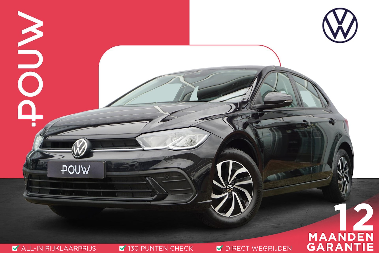 Volkswagen Polo - 1.0 TSI 95pk Life | Apple Carplay & Android Auto | Parkeersensoren | Airco - AutoWereld.nl