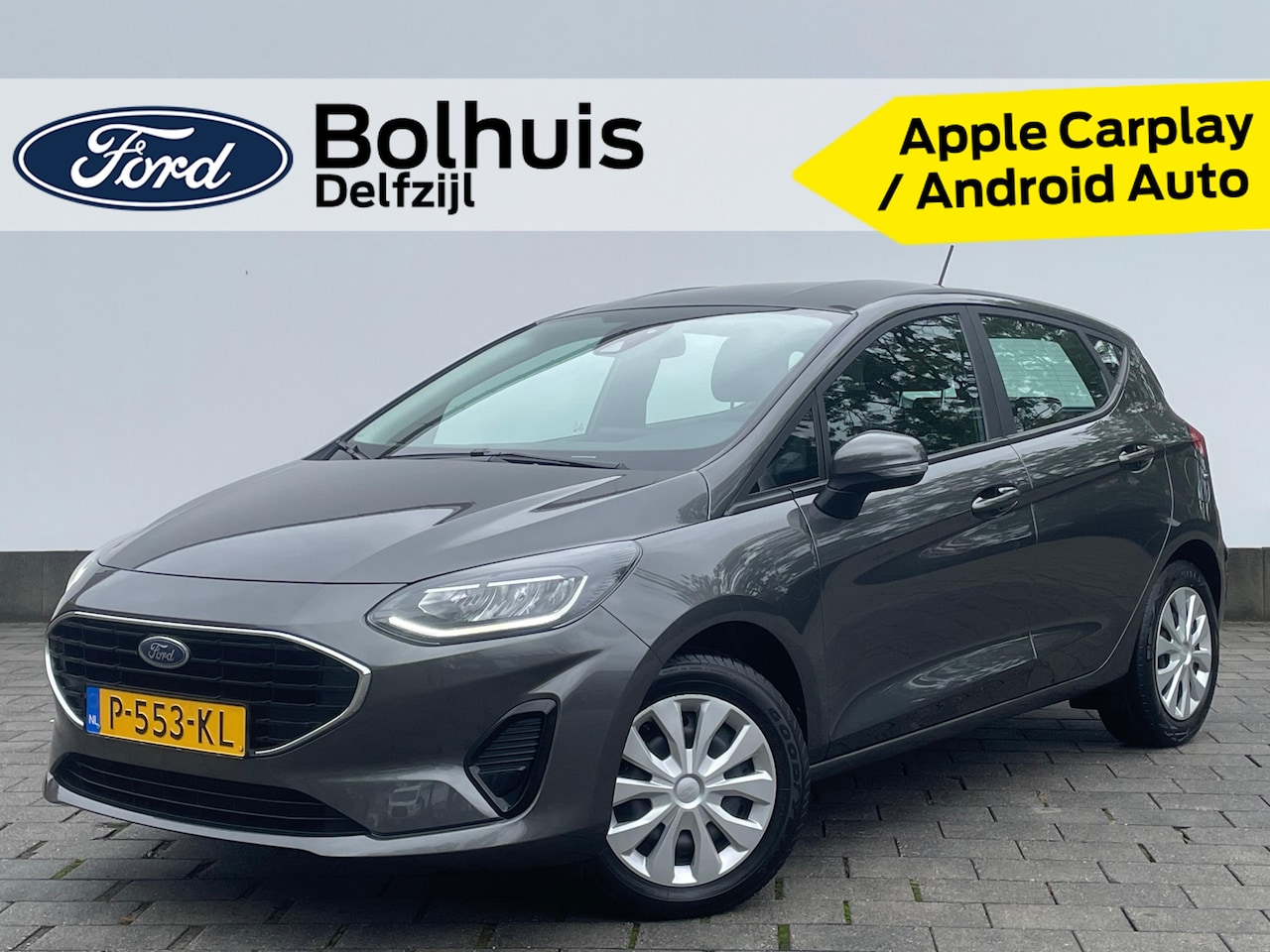 Ford Fiesta - EcoBoost 100pk Connected | Cruise | Airco | Adapt. Led | Apple carplay | Android Auto | - AutoWereld.nl
