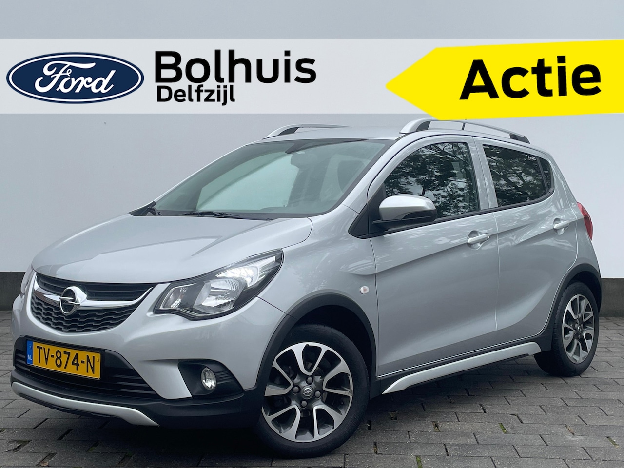 Opel Karl - Rocks Online Edition Airco | Trekhaak | Cruise Control | Navigatie |  Parekeersensoren - AutoWereld.nl